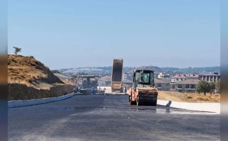 İzmir Büyükşehir Belediyesi Seferihisar’da 30 Yıldır Beklenen Çevre Yolu Projesinde Sona Geldi