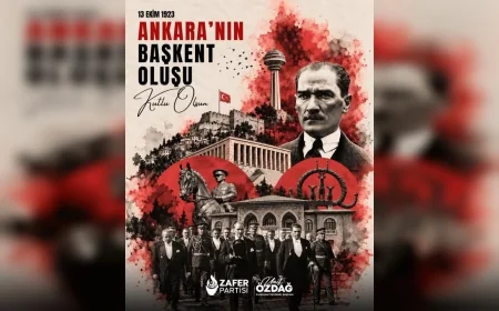 Zafer Partisi Genel Başkanı Ümit Özdağ: “Ankara, Türkiye’nin ve Cumhuriyetimizin Ebedi Başkenti”
