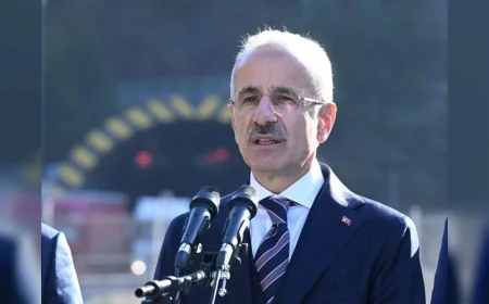Ulaştırma ve Altyapı Bakanı Abdulkadir Uraloğlu: “Dallıkavak Tüneli ile seyahat süresini 20 dakikadan 5 dakikaya indireceğiz”