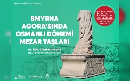 İzmir Büyükşehir Belediyesi APİKAM’da Osmanlı Dönemi Mezar Taşları ve Smyrna Agora’sının Tarihi Konuşulacak