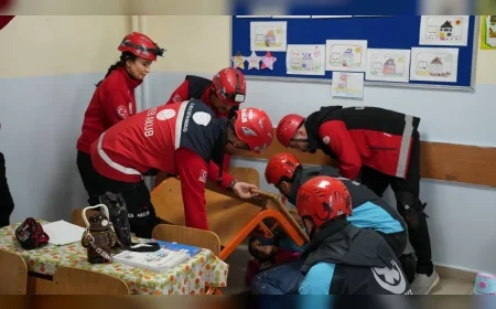 Adıyaman Belediyesi Dünya Afet Risklerini Azaltma Günü’nde Kent Meydanı ve Okullarda Deprem Tatbikatları Düzenledi