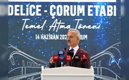 Ulaştırma ve Altyapı Bakanı Abdulkadir Uraloğlu: “Ankara-Samsun arası 2,5 saate düşecek”