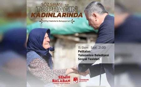 Yunusemre Belediye Başkanı Semih Balaban: “Söz Sırası Toprağın Kadınlarında” Buluşmasında Üretici Kadınları Dinleyecek