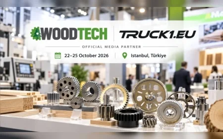 Truck1, İstanbul’da Düzenlenecek WoodTech 2026 Fuarının Resmi Medya Partneri Oldu