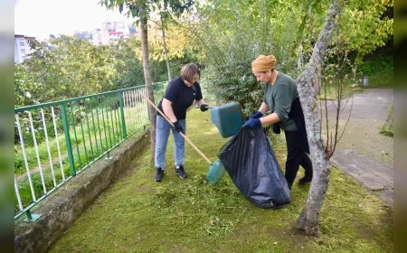 Giresun Belediyesi Şehir Genelinde Park, Yol ve Altyapı Bakım Çalışmalarını Sürdürüyor