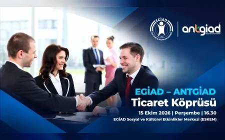 EGİAD ve ANTGİAD İzmir’de Ticaret Köprüsü Kurarak İş Dünyasına Yeni İş Birliği Fırsatları Sunuyor