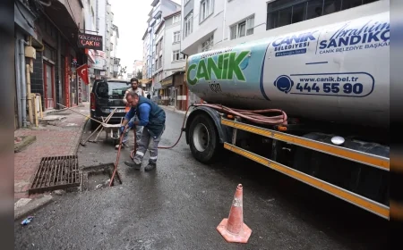 Canik Belediyesi Sağanak Yağışlara Karşı Teyakkuzda: İlçe Genelinde Mazgallar Temizleniyor