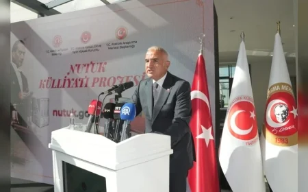 Kültür ve Turizm Bakanı Mehmet Nuri Ersoy: “Nutuk’u toplumun bütün kesimleriyle buluşturuyoruz”