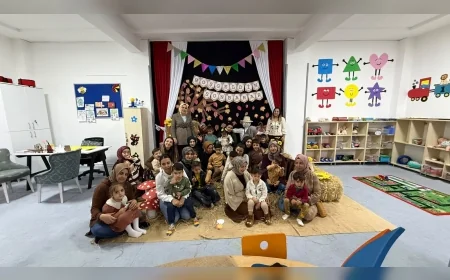 Sincan Belediyesi Yenikent Anne Çocuk Oyun Evi’nde Minikler Sonbaharı Eğlenerek Öğrendi