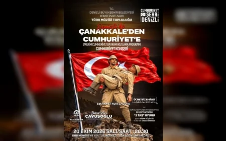 Denizli Büyükşehir Belediyesinden Cumhuriyet Bayramı’na Özel “Çanakkale’den Cumhuriyet’e” Programı