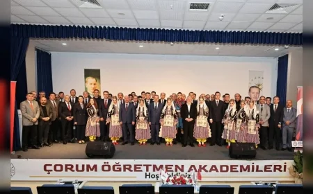 Çorum’da Öğretmen Akademileri Açıldı: Eğitim, Anayasa Hukuku, Sanat ve Kültür Aynı Programda Buluştu