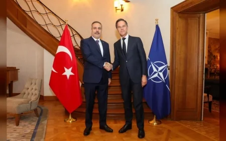 Dışişleri Bakanı Hakan Fidan, Brüksel’de NATO Genel Sekreteri Mark Rutte ile Bir Araya Geldi