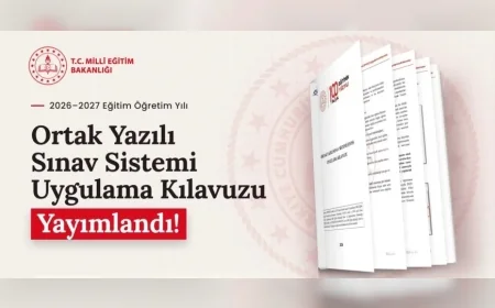 Ortak Yazılı Sınav Sistemi Uygulama Kılavuzu Yayımlandı, Ortaokul ve Liselerde Yeni Dönem 26 Ekim’de Başlıyor