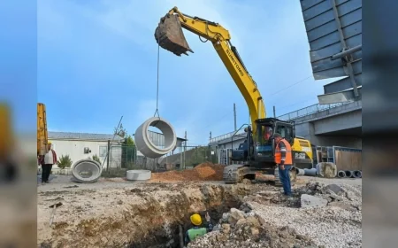 Bursa Büyükşehir Belediyesi Geçit ve Nilüferköy’de Kanalizasyon ve Yağmur Suyu Hatlarını Güçlendiriyor
