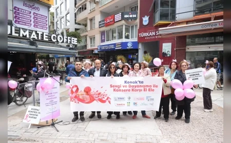 Konak’ta Meme Kanserine Karşı Farkındalık ve Dayanışma Buluşması: Erken Teşhis Hayat Kurtarır