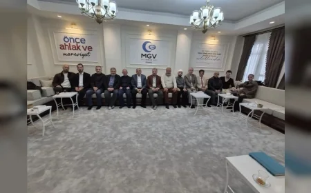 Zeytinburnu ve Beykoz Eski Belediye Başkanı Murat Aydın’dan Millî Gençlik Vakfı İstanbul İl Başkanlığına Ziyaret