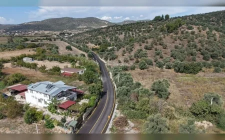 Muğla Büyükşehir Belediyesi Milas’ta 5 Bin 850 Metrelik Yolu Sıcak Asfaltla Yenileyerek Ulaşım Güvenliğini Artırdı
