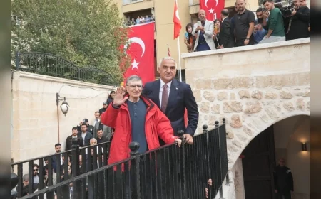 Kültür ve Turizm Bakanı Mehmet Nuri Ersoy: “Aziz Sancar’ın baba ocağı müzeyle sınırlı kalmayacak, bilimin de yuvası olacak”