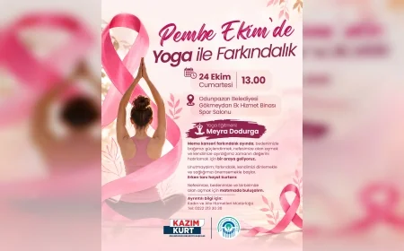 Odunpazarı Belediyesi, Pembe Ekim’de Yoga Etkinliğiyle Meme Kanserinde Erken Tanı Farkındalığı Oluşturacak
