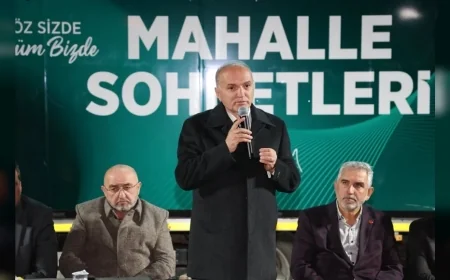 Düzce Belediye Başkanı Dr. Faruk Özlü Sarayyeri Mahallesi’nde Konuştu: “Musluklarınızdan Akan Su Pırıl Pırıl Olacak”