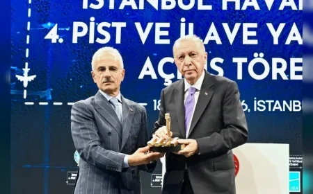 Ulaştırma ve Altyapı Bakanı Abdulkadir Uraloğlu: “İstanbul Havalimanı’nın 4. Pistinde 284 Ton Yakıt Tasarrufu Sağladık”