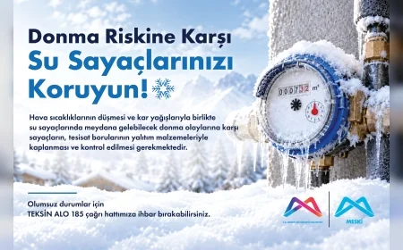 MESKİ Merkez Saha Şube Müdürü Ahmet Can Kalecik: “Donma kaynaklı arızaların ve su kayıplarının önüne geçilmesini amaçlıyoruz”
