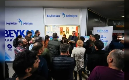Beylikdüzü Belediyesi BEYKAM ile 14 Firmayı ve Yaklaşık 500 İş Arayan Vatandaşı İstihdam Buluşmasında Bir Araya Getirdi