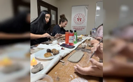 Manisa Sarıgöl GSB Yurdunda Seramik Atölyesi Gençlerin Hayal Gücünü Sanatla Buluşturuyor