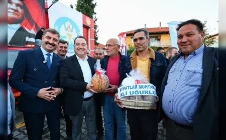 Manisa Büyükşehir Belediyesi Kula’da 4 Mahalleye Yangınlara İlk Müdahale İçin Su Tankeri Teslim Etti