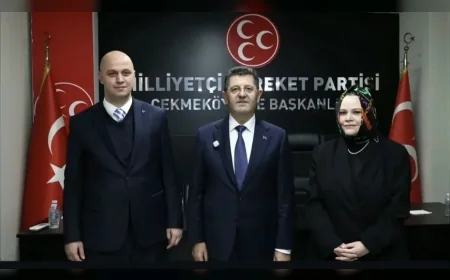 Çekmeköy Belediye Başkanı Orhan Çerkez’den MHP İlçe Başkanlığına İade-i Ziyaret: Siyasi Diyalogda Ortak Hedef Çekmeköy