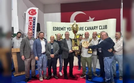 Balıkesir Edremit’te 2 Bin 26 Kanarya Yarıştı, “Best Kanarya” Ödülü İlk Kez Edremit’e Geldi
