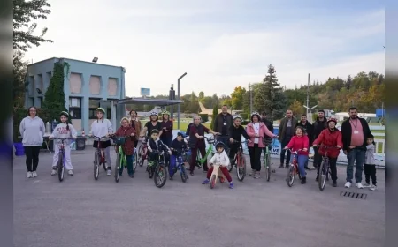 Eskişehir Tepebaşı Belediyesi İklim Haftası’nda İlk Pedallar Atıldı, Sürdürülebilir Projeler Yerinde İncelendi