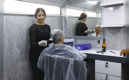 Mersin Büyükşehir Belediyesi’nin Mobil Kuaför Hizmeti Kırsal Mahallelerde 40 Bin 100 Vatandaşa Ulaştı