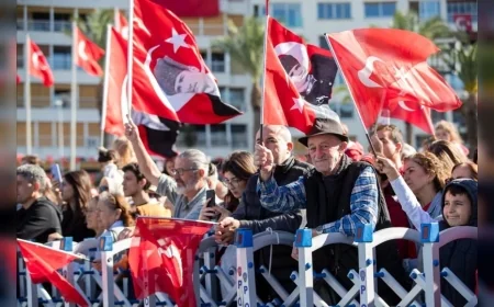 İzmir Büyükşehir Belediyesi Cumhuriyet’in 103’üncü Yılını Konserler, Fener Alayı ve Gösterilerle Kutlayacak