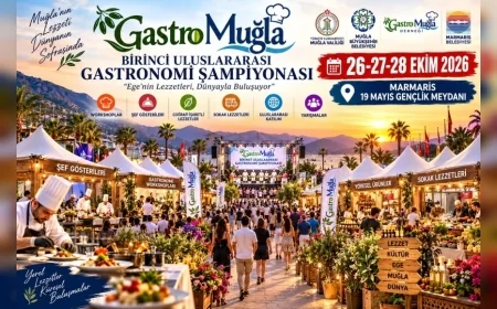 Marmaris’te 16 Ülkenin Mutfak Kültürü Uluslararası Gastronomi Şampiyonası ve Festivali’nde Buluşacak