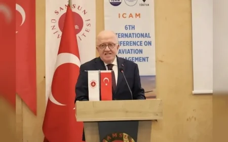 Samsun Üniversitesi Rektörü Prof. Dr. Mahmut Aydın’ın Katılımıyla 6. Uluslararası Havacılık Yönetimi Kongresi Başladı