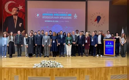 Atlas Üniversitesinde 38 Ülkeden Akademisyenleri Buluşturan Uluslararası Yapay Zekâ Kongresinde 383 Bildiri Sunuldu
