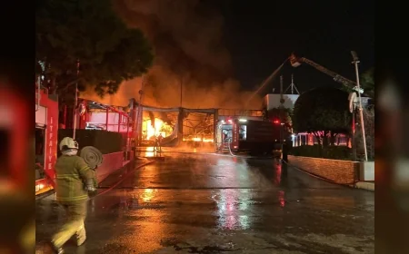 Manisa Büyükşehir Belediye Başkanı Besim Dutlulu: “Çok Şükür İçeride İşçi Yok, Çok Geçmiş Olsun”