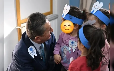 Altındağ Belediye Başkanı Dr. Veysel Tiryaki: “Çocuklarımızın Sağlığı Bizim İçin Çok Önemli” Diyerek Kreşlerde Diş Taramalarını Başlattı