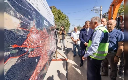 İzmir Büyükşehir Belediyesi Sarnıç’ta 205 Milyon Liralık Yatırımla 75 Kilometrelik İçme Suyu Şebekesini Yeniledi