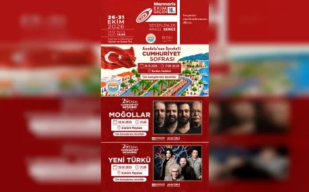 Marmaris Belediyesi Cumhuriyetin 103. Yılını Moğollar ve Yeni Türkü Konserleriyle Kutlayacak
