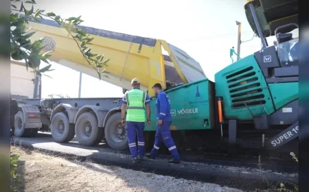 İzmir Büyükşehir Belediyesi Selçuk’ta 15,5 Kilometrelik Yolu Yeniliyor: Barutçu Etabı Tamamlandı
