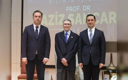 Nobel Kimya Ödülü Sahibi Prof. Dr. Aziz Sancar Mersin’de Sağlık Çalışanlarıyla Buluştu, Yeni Araştırmasını İlk Kez Açıkladı