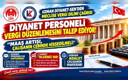 Uzman Diyanet-Sen Genel Başkanı Ramazan Çelik: “Devletin verdiği zammı, vergi dilimi geri almasın”