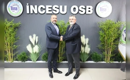Kayseri İncesu OSB’de Yönetim Değişikliği: İrfan Püsküllü Görevini Mustafa Ateş’e Devretti