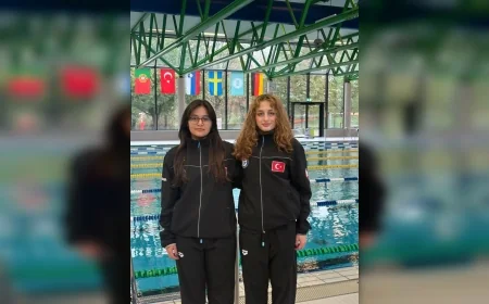Eskişehir Büyükşehir Spor Kulübü Sporcuları Irmak Çetinkaya ve İdil Bengisu Tunçbilek Avrupa Şampiyonası’nda Türkiye’yi Temsil Ediyor