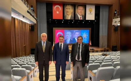 AK Parti Genel Başkan Yardımcısı Ahmet Baha Öğütken, CUMHA Heyetini Genel Merkezde Misafir Etti