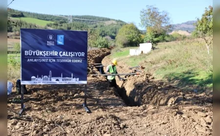 Bursa Büyükşehir Belediyesi Yenişehir’de 595 Dekar Tarım Arazisini Suyla Buluşturacak