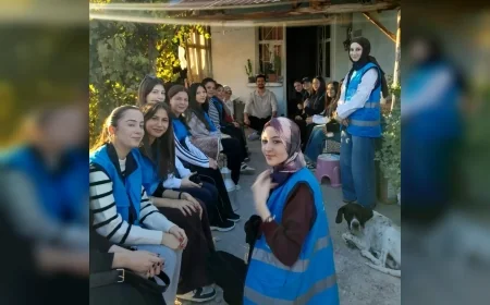 Manisa’da Üniversiteli Gençler Komşum Projesiyle Yaşlıların Kapısını Çalıyor, Gönüllere Dokunarak Dayanışmayı Büyütüyor