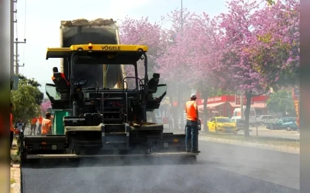 Mersin Büyükşehir Belediyesi Toroslar’da 405 Bin Ton Asfalt ve 449 Kilometre Sathi Kaplama Çalışması Gerçekleştirdi